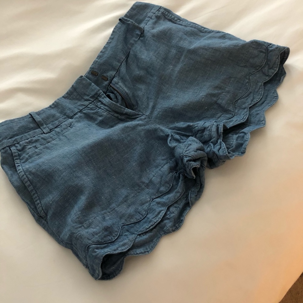 Scalloped shorts